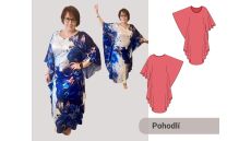 Strih kaftan, dámske šaty 170 cm