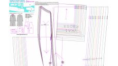 Strih Cardigan s kapucňou dámsky cardigan 170 cm