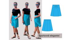 Strih Iveta dámska sukňa 170 cm