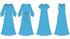 Strih Tamara dámske šaty 170 cm