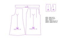 Strih Antonie dámske široké nohavice 170 cm