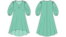 Strih Gita dámske šaty 170 cm