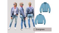 Strih Zuzana dámsky bomber 170 cm