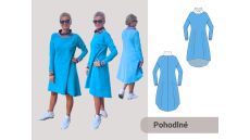 Strih Adela dámaské šaty/mikinošaty 170 cm