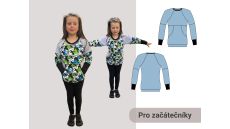 Strih Kangaroo detská mikina