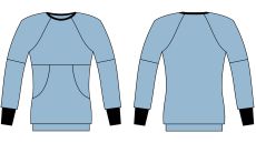 Strih Kangaroo detská mikina