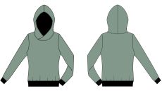 Strih René pánska mikina 180 cm