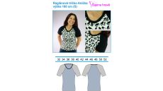 Strih Anička dámske tričko 170 cm