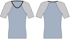 Strih Anička dámske tričko 170 cm