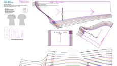Strih Klára dámske tričko 170 cm