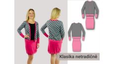 Strih Berenika dámsky top so sukňou 170 cm