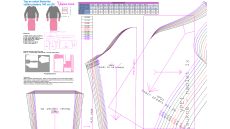 Strih Berenika dámsky top so sukňou 170 cm