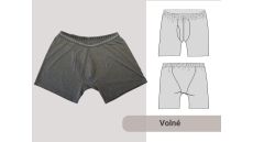 Strih boxerky voľného strihu pánske prádlo