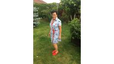 Strih Alena dámske košeľové šaty 170 cm