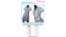 Strih Alena dámske košeľové šaty 170 cm