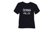 Glitrová hrubá nažehľovacia fólia POLI-TAPE Craft - čierna
