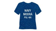 Glitrová hrubá nažehľovacia fólia POLI-TAPE Craft - navy modrá