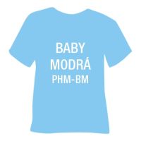 Matná hladká nažehľovacia fólia POLI-TAPE Craft - baby modrá