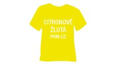 Matná hladká nažehľovacia fólia POLI-TAPE Craft - citrónovo žltá
