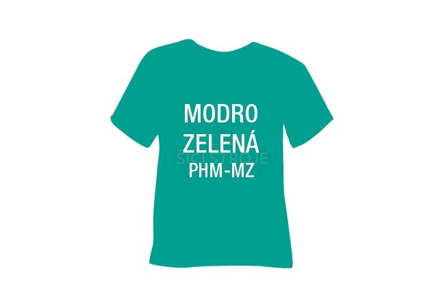 Matná hladká nažehľovacia fólia POLI-TAPE Craft - modro-zelená