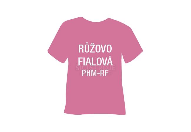 Matná hladká nažehľovacia fólia POLI-TAPE Craft - ružovo-fialová