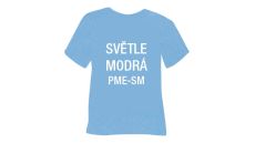 Metalická hladká nažehľovacia fólia POLI-TAPE Craft - svetlo modrá