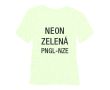 Neónová glitrová hrubá nažehľovacia fólia POLI-TAPE Craft - zelená