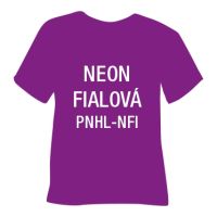 Neónová matná hladká nažehľovacia fólia POLI-TAPE Craft - fialová