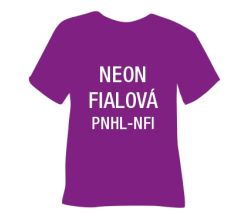 Neónová matná hladká nažehľovacia fólia POLI-TAPE Craft - fialová