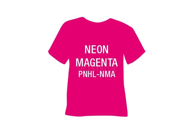 Neónová matná hladká nažehľovacia fólia POLI-TAPE Craft - magenta