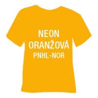 Neónová matná hladká nažehľovacia fólia POLI-TAPE Craft - oranžová