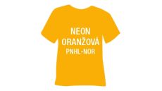 Neónová matná hladká nažehľovacia fólia POLI-TAPE Craft - oranžová