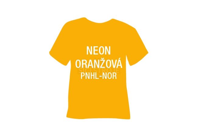 Neónová matná hladká nažehľovacia fólia POLI-TAPE Craft - oranžová