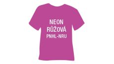 Neónová matná hladká nažehľovacia fólia POLI-TAPE Craft - ružová