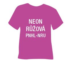 Neónová matná hladká nažehľovacia fólia POLI-TAPE Craft - ružová