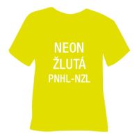 Neónová matná hladká nažehľovacia fólia POLI-TAPE Craft - žltá