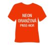 Neónová semišová hrubá nažehľovacia fólia POLI-TAPE Craft - oranžová