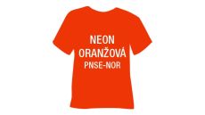 Neónová semišová hrubá nažehľovacia fólia POLI-TAPE Craft - oranžová