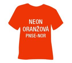 Neónová semišová hrubá nažehľovacia fólia POLI-TAPE Craft - oranžová