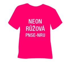 Neónová semišová hrubá nažehľovacia fólia POLI-TAPE Craft - ružová