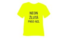 Neónová semišová hrubá nažehľovacia fólia POLI-TAPE Craft - žltá