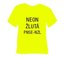 Neónová semišová hrubá nažehľovacia fólia POLI-TAPE Craft - žltá