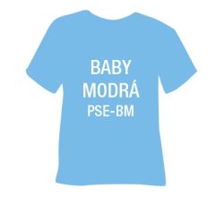 Semišová hrubá nažehľovacia fólia POLI-TAPE Craft - baby modrá