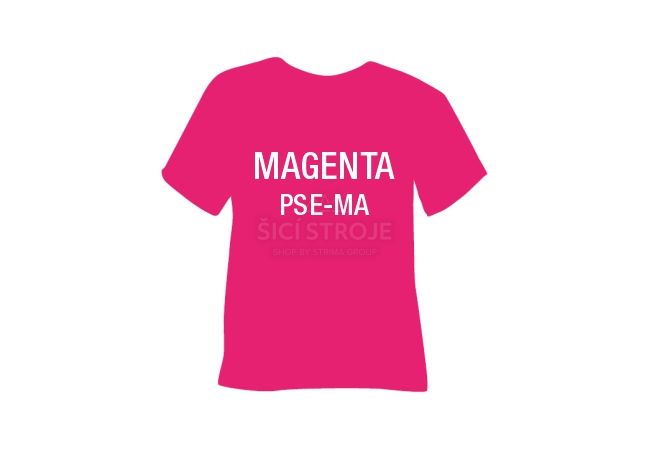 Semišová hrubá nažehľovacia fólia POLI-TAPE Craft - magenta