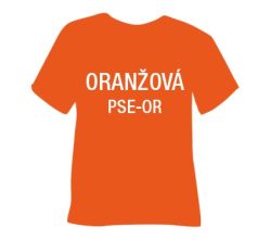 Semišová hrubá nažehľovacia fólia POLI-TAPE Craft - oranžová