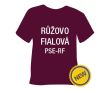 Semišová hrubá nažehľovacia fólia POLI-TAPE Craft - ružovo fialová