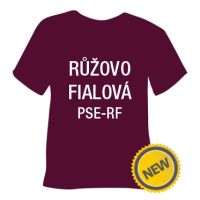 Semišová hrubá nažehľovacia fólia POLI-TAPE Craft - ružovo fialová