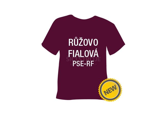 Semišová hrubá nažehľovacia fólia POLI-TAPE Craft - ružovo fialová