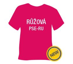 Semišová hrubá nažehľovacia fólia POLI-TAPE Craft - ružová