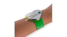 Magnetický ihelníček na ruku na špendlíky, ihly - zelená farba